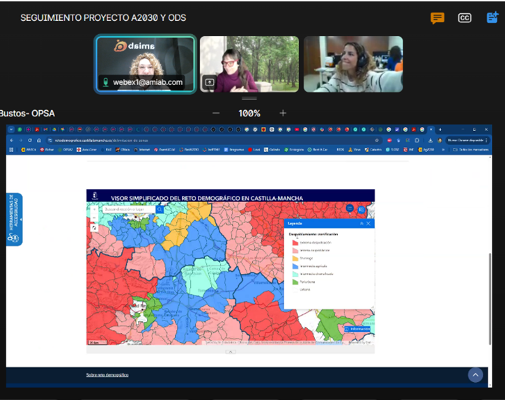 Continúa el trabajo de amiab, OPSA y FADEMUR para acercar a mujeres de pueblos en extrema despoblación de Ciudad Real y Toledo a la Agenda 2030
