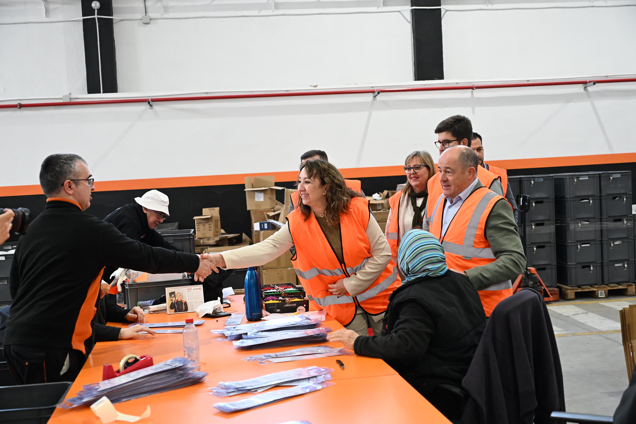 directora general de Empleo, Elena García Zalve, ha visitado las instalaciones de amiab en Romica – Albacete. Fotos JCCM10