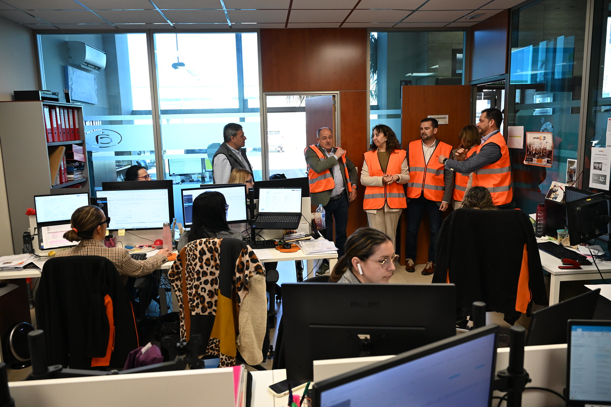 directora general de Empleo, Elena García Zalve, ha visitado las instalaciones de amiab en Romica – Albacete. Fotos JCCM6