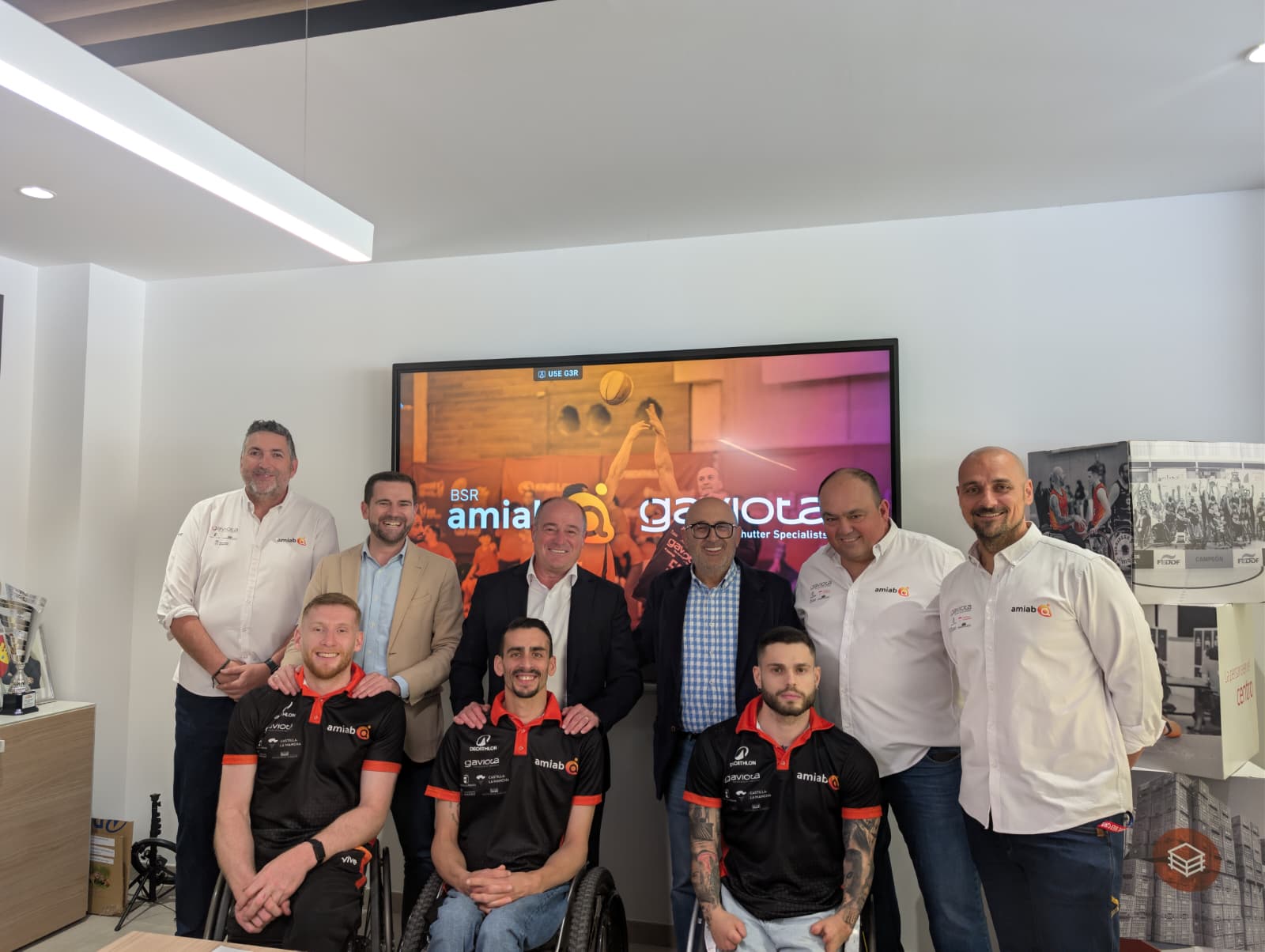 La empresa Gaviota y el BSR amiab Albacete renuevan el convenio de colaboración con el objetivo de apoyar el deporte adaptado