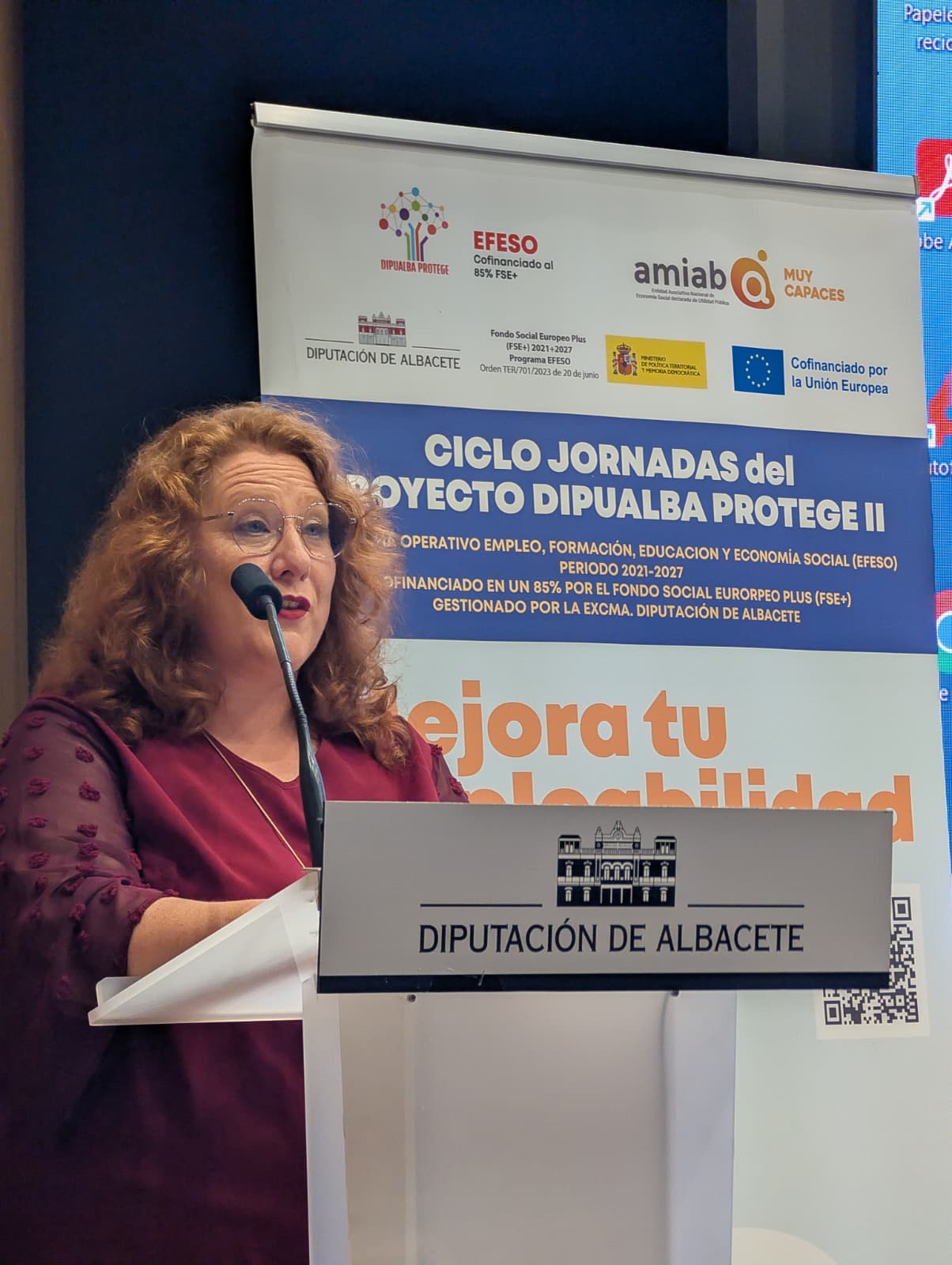 La Diputación de Albacete, junto con amiab, lucha por la inclusión laboral a través de la jornada ‘Mejora tu empleabilidad’