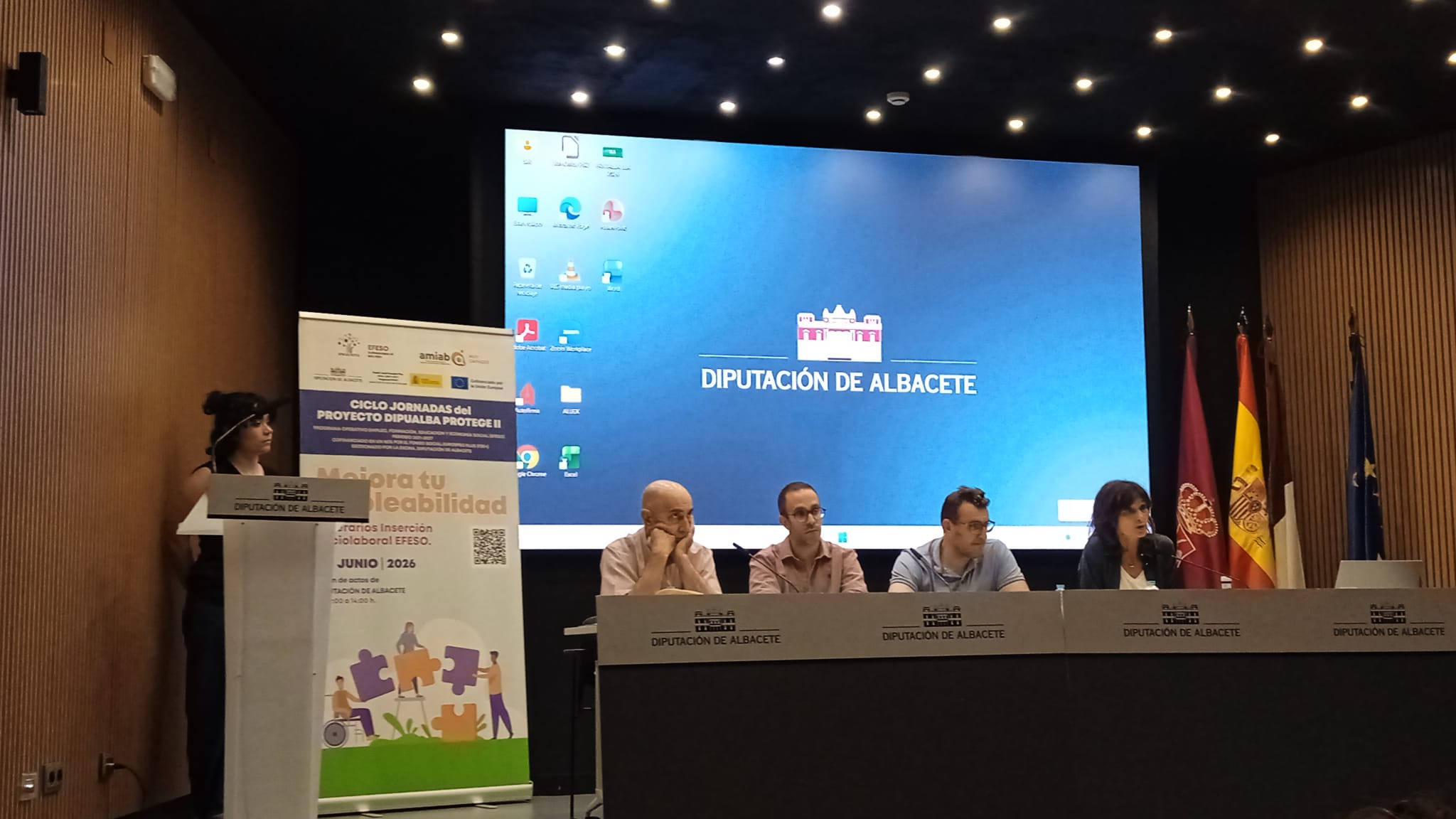 La Diputación de Albacete, junto con amiab, lucha por la inclusión laboral a través de la jornada ‘Mejora tu empleabilidad’