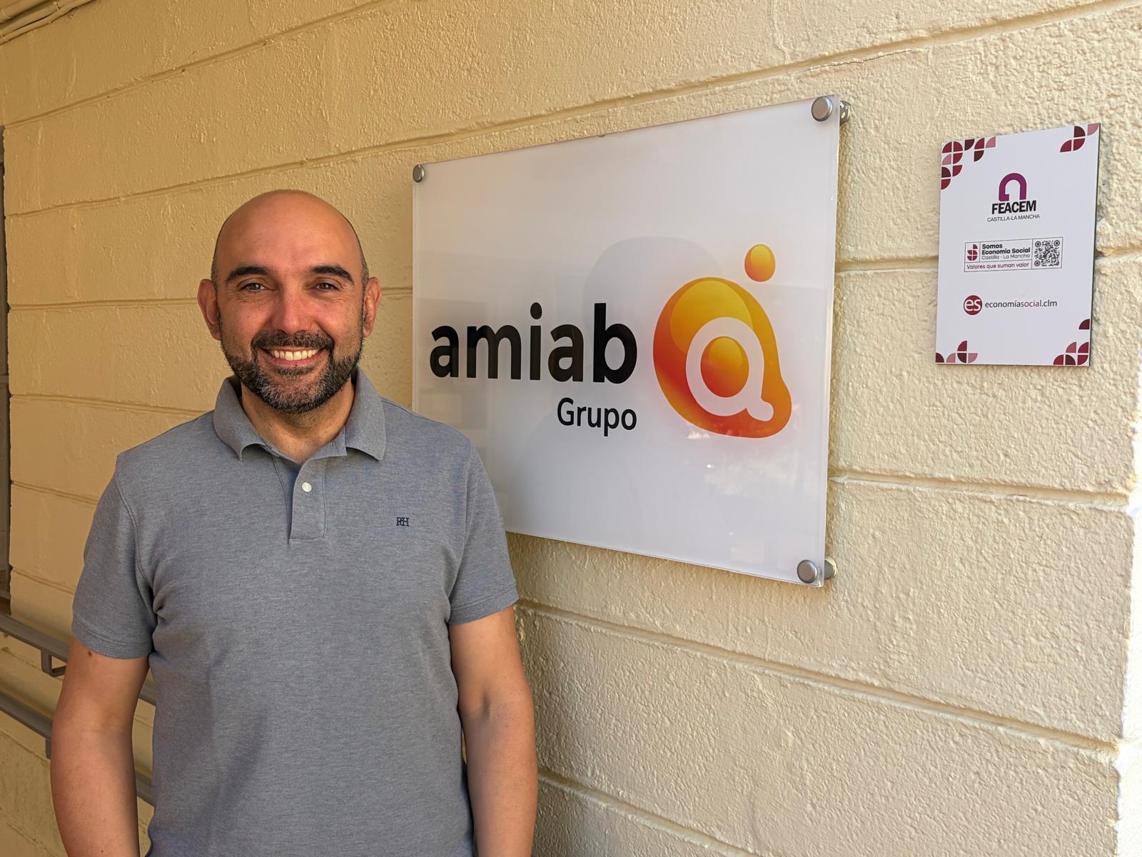 José Luis San Blas, Director de Lavandería Industrial en las instalaciones de amiab en Chillarón (Cuenca)
