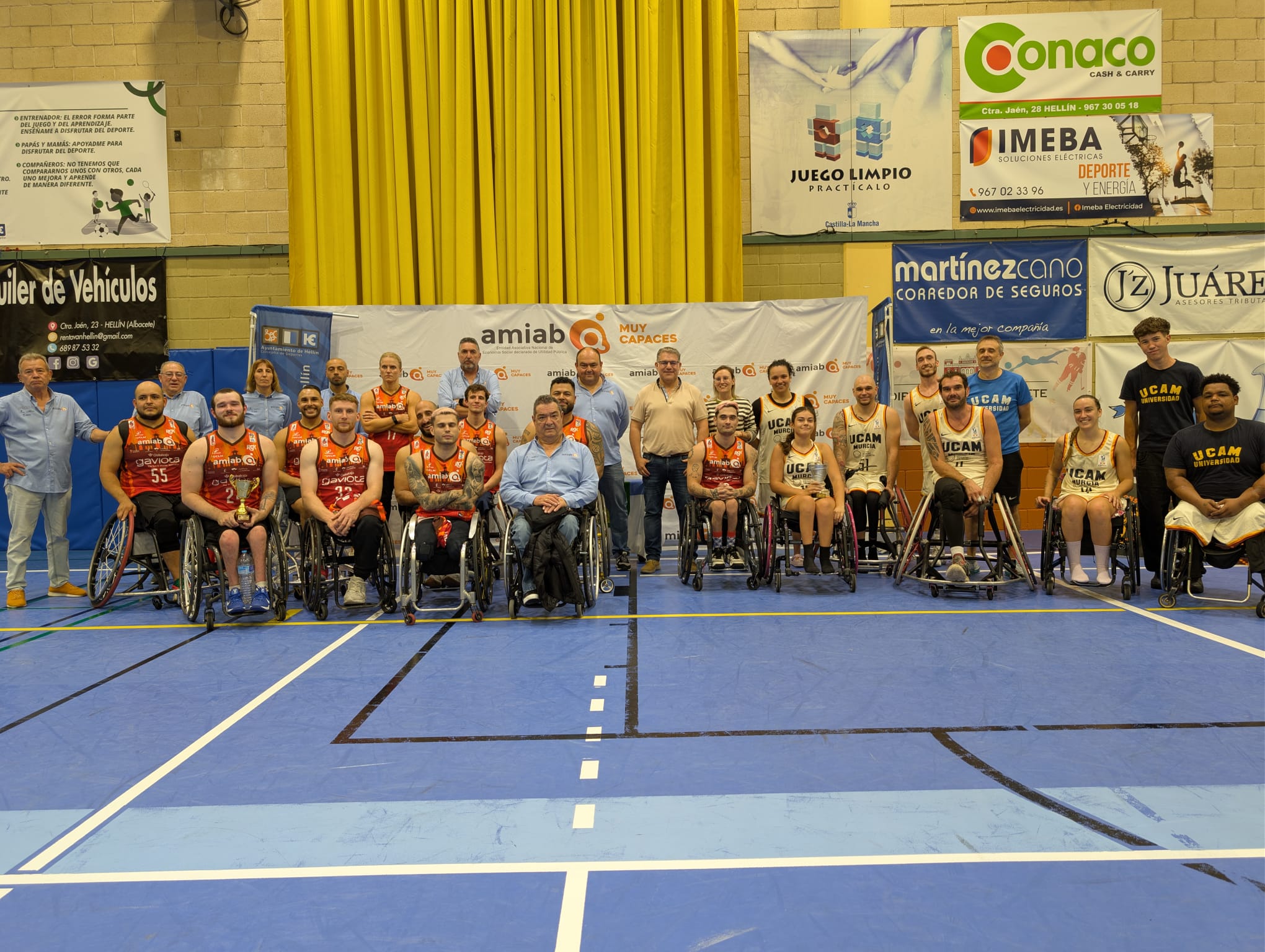 El BSR amiab se impone al UCAM Murcia en el I Trofeo BSR Ciudad de Hellín